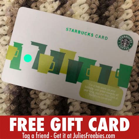 FREE $10 Starbucks Gift Card - Julie's Freebies