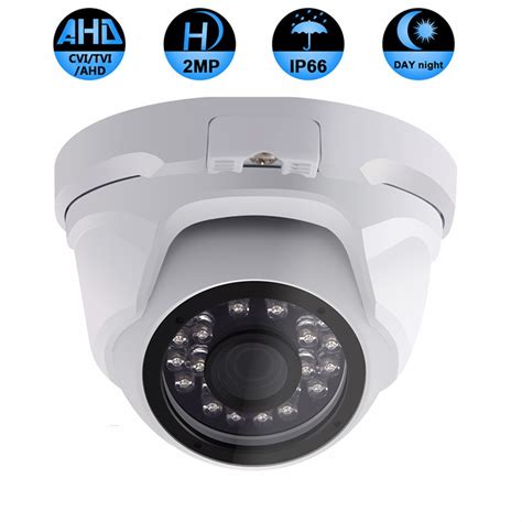 HD AHD TVI CVI 2MP CCTV Camera Vandal Proof Video Indoor Waterproof 24