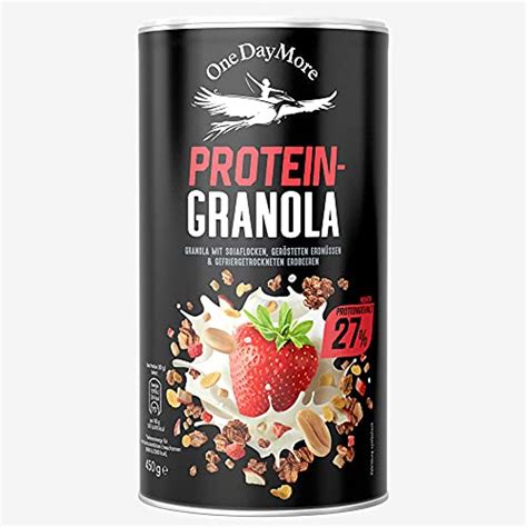 Protein Granola OneDayMore 450g 27 3gEIWEISS Viele Früchte im Protein