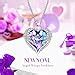 Amazon Newnove Preserved Purple Real Rose With Purple Necklace