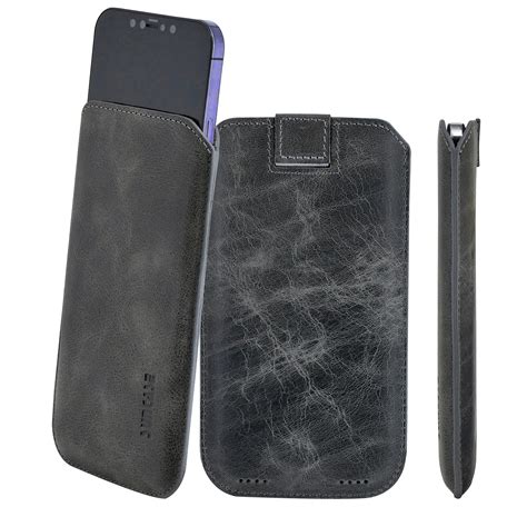 Suncase Etui Leder Tasche Schutzhülle Hülle für Apple iPhone 16 Pro