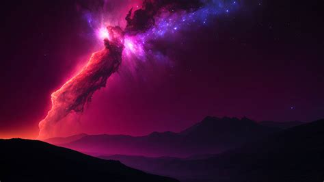 Pink Nebula Sky SD 2k by gghiru on DeviantArt