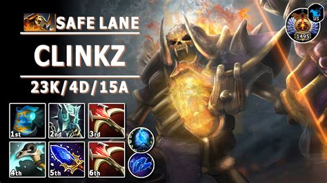 Clinkz Safe Lane Carry 7 32d Pos 1 Clinkz Play Dota 2 Immortal