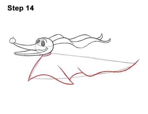 How To Draw Zero Nightmare Before Christmas Video And Step By Step Pictures