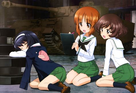 Papel De Parede Para Celular Anime Girls Und Panzer Yukari Akiyama