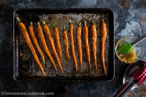 Miso Glazed Carrots Omnivores Cookbook