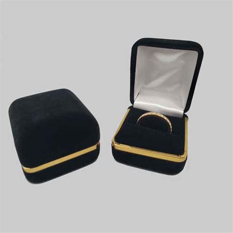 Ring Box Black Velvet Men S Rings