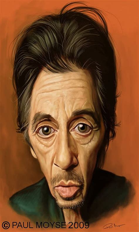 Caricatura De Al Pacino Celebrity Caricatures Funny Caricatures