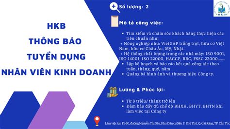 ThÔng BÁo TuyỂn DỤng NhÂn ViÊn HÀnh ChÍnh NhÂn SỰ