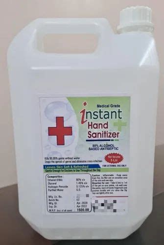 Ethyl Alcohol Hand Sanitizer At Rs Litre Alcohol Based Hand