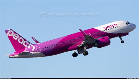 Ja P Peach Airbus A N Photo By Omgcat Id