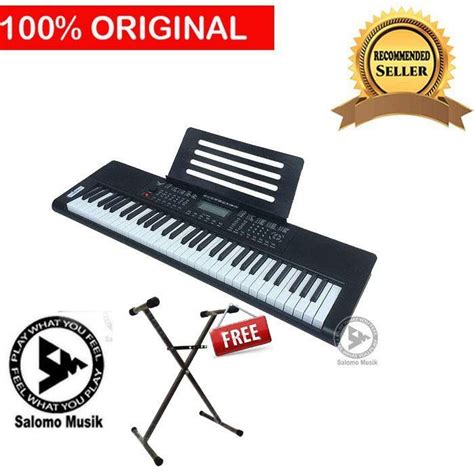 Jual Piano Keyboard Pemula Angelet XTS 690 Original Stand Keyboard