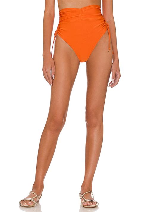 Andrea Iyamah Menasa Bikini Bottom In Orange Revolve