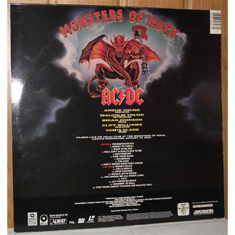 Concert live at donington by Laser Disc - Ac Dc, LD with dom93 - Ref ...