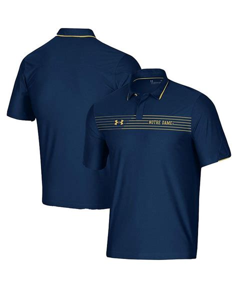 Under Armour Mens Navy Notre Dame Fighting Irish Sideline Chest Stripe