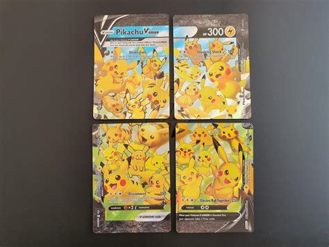 Pikachu V Union X V Karta Pok Mon Tcg Aukro