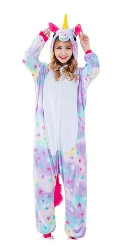 Unicornio Estrellas Pijama Kigurumi Mameluco Cosplay