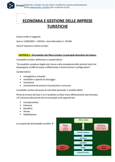 Economia E Gestione Delle Imprese Turistiche It Economia E Gestione