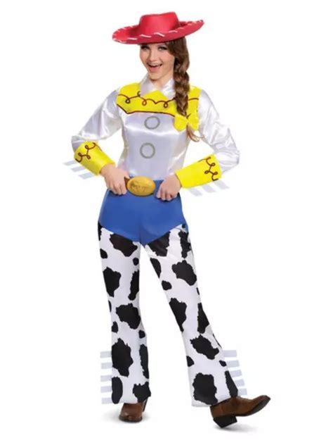 Disney Pixar Toy Story 4 Jessie Classic Costume Womens Fancy Dress