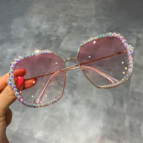 Rhinestone Sunglasses Rhinestone Glasses Luxury Sunglasses Rhinestone Shades 2023