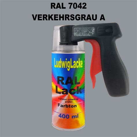 St Ck Ludwiglacke Ral Verkehrsgrau A K Spraydose Matt H