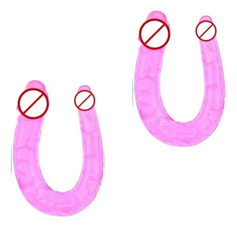 Piezas Dildo Doble Cabeza En Forma U Meses Sin Inter S