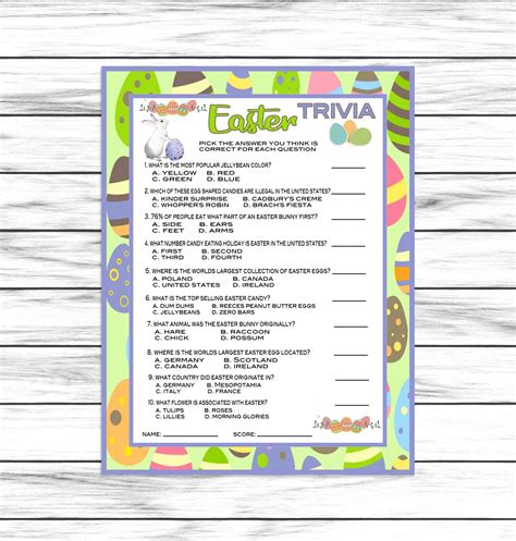 Printable Spring Trivia Questions And Answers