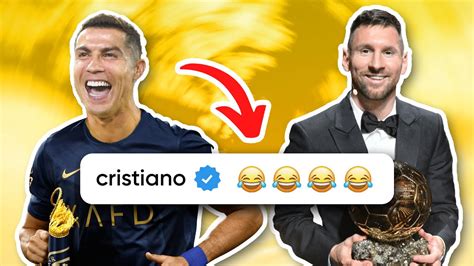 Ronaldo Laughed At Messi On Instagram After Ballon D Or Win YouTube