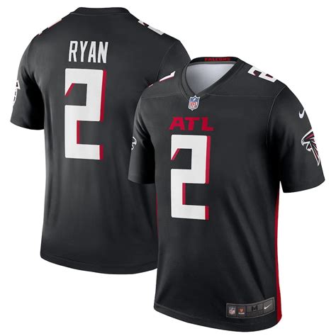 Men's Nike Matt Ryan Black Atlanta Falcons Legend Jersey