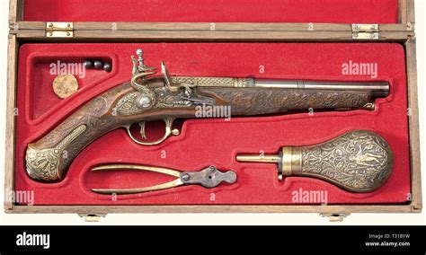 Las Armas Peque As Pistolas Flintlock Pistol Calibre Mm R Plica