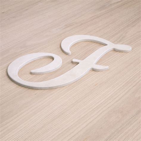 Wood Monogram - Unfinished Wooden Monogram | Craftcuts.com