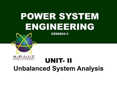 UNSYMMETRICAL FAULTS IN POWER SYSTEM | PPT