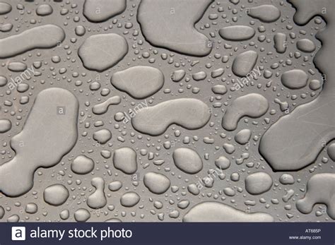 Water meniscus on metal surface Stock Photo - Alamy