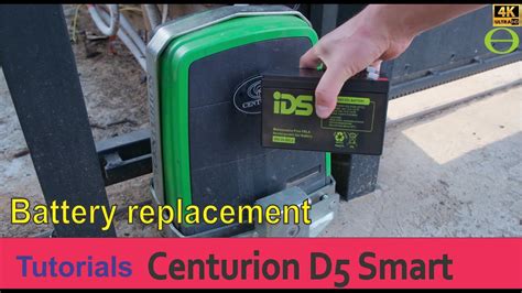 How To Replace The Batteries In The Centurion D Smart Gate Motor Youtube