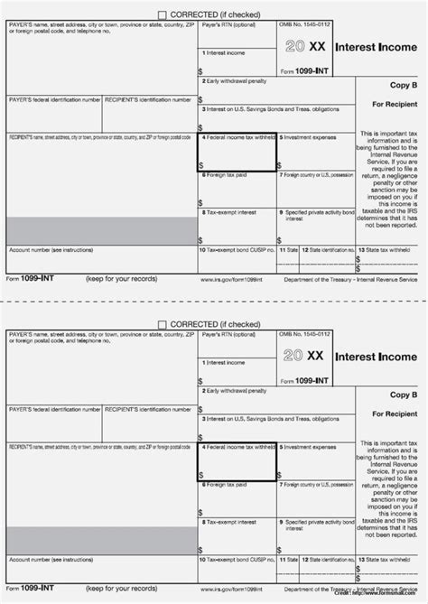 Blank 1099 Form 2024 Printable