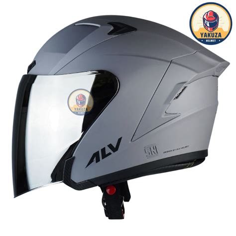 Jual Alv Ultron Pro Helm Half Face Solid Standart Sni Shopee Indonesia