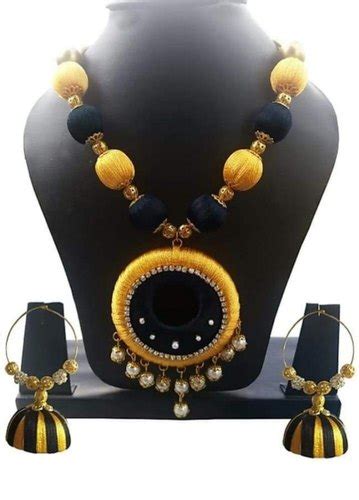 Designer Exclusive Silk Thread Jewelry Set At Rs 180 Set Silk Thread