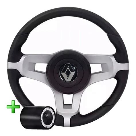 Volante Renault Mustang Esportivo Cubo Mustang Sandero Clio Logan