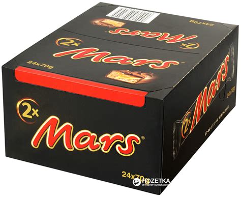 Упаковка батончиков Mars X2 24 шт x 70 г (5000159408295_5000159408301 ...
