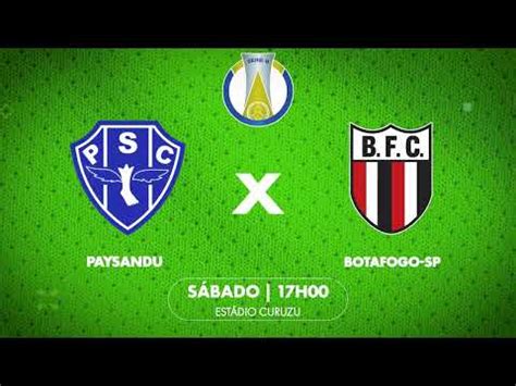 Paysandu X Botafogo Sp Athletic X Remo Campeonato