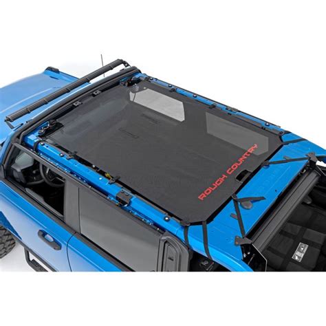 Rough Country Ford Bronco Door Mesh Bikini Top Plus POLY PERFORMANCE