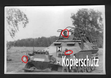 Original Foto Panzer General Guderian Im Sd Kfz Postimages