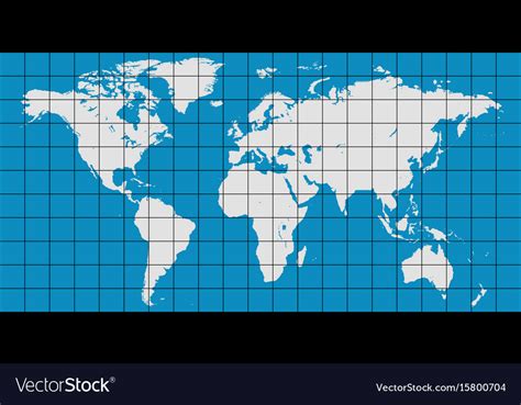 World Map With Grid - Draw A Topographic Map