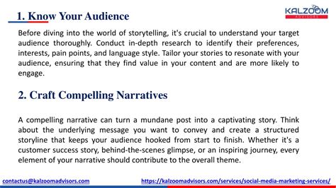 Ppt The Art Of Social Media Storytelling Tips And Tricks For Engaging Your Audience