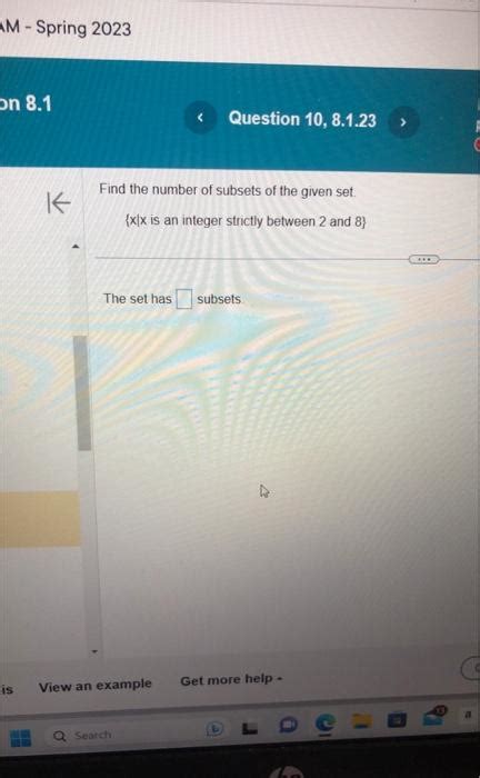 Solved Find The Number Of Subsets Of The Given Set Xx Is Chegg