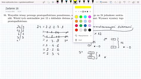 Zadanie 16 Liga Zadaniowa Klasa 6 Lista 3 YouTube