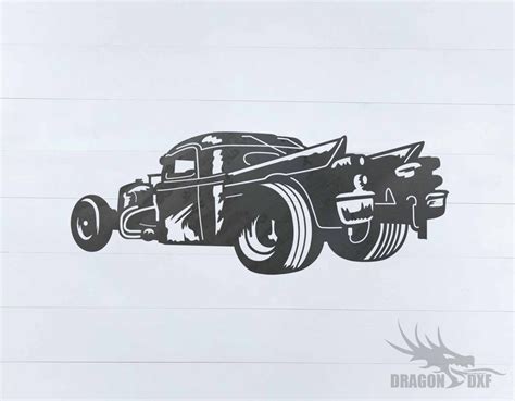 Classic Hot Rod Design 12 Dxf Download — Dragondxf