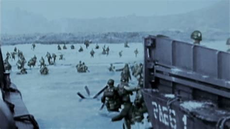 WWII D-Day Invasion of Normandy Combat Footage (In Color) – War Bird Fanatics