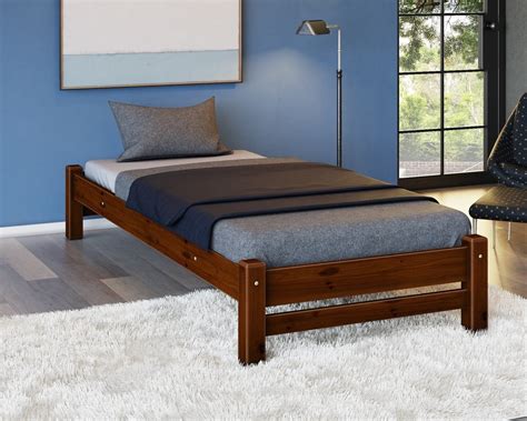 Cama turca queen size madeira cor imbuia Escorrega o Preço