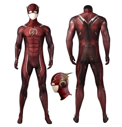 The Flash Season 8 Barry Allen Flash Cosplay Costume